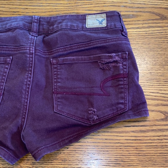 American Eagle maroon shorts - Picture 5 of 6